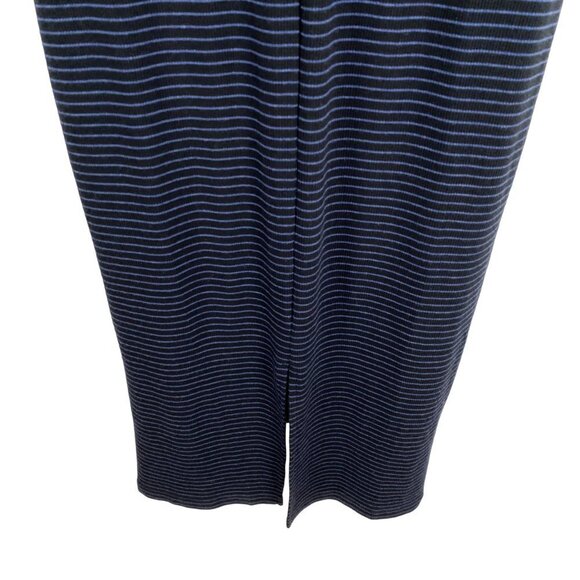 Marine Layer Womens Dress Large Short Sleeve Striped Tencel Blend DR-1323 - Picture 5 of 8